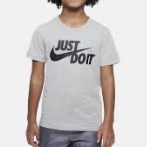 NWT Nike "Just Do It" Swoosh Split Tee! - Picture 4 of 4